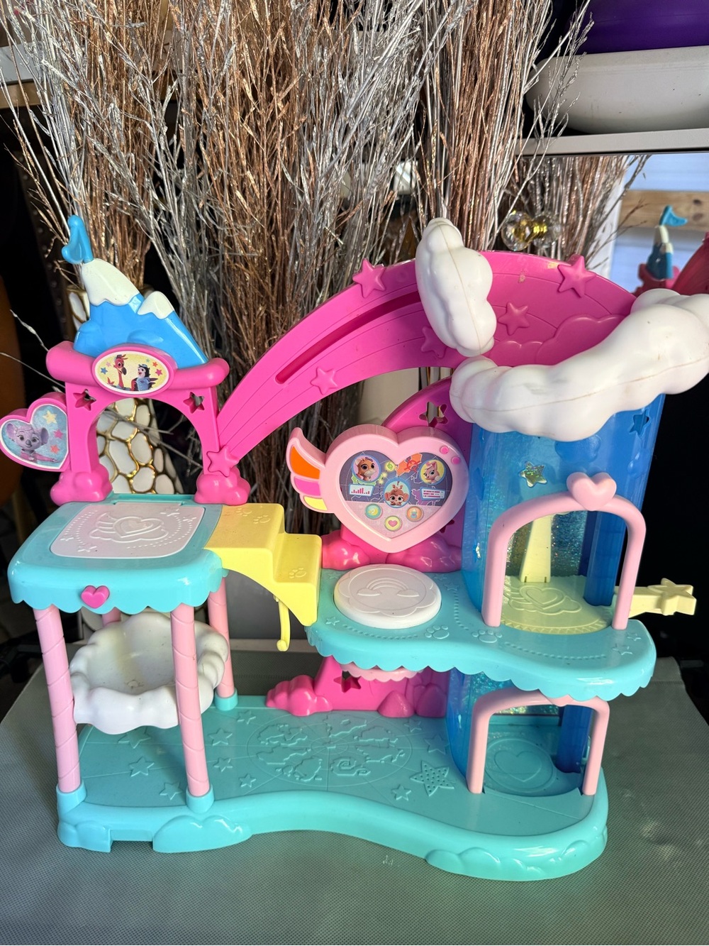 Kids Playset Castle - Pink & Blue Interactive Toy